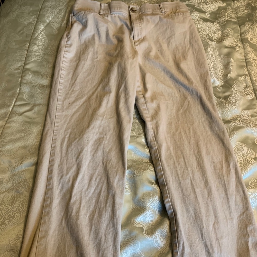 Straight Leg Khaki Pants